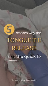 “A tongue tie release (frenotomy or frenectomy) is simply one step, often the last step, in restoring proper functionality. It should not be viewed as the only solution to feeding troubles or the quick fix your baby needs. The outcome will depend on various factors beyond the procedure itself; they also rely on the skill and expertise of the release practitioner” - The Gentle Guide to Tongue Ties 💜 When I say a release isn’t the quick fix, it’s not to scare parents…it’s to protect them! No pare
