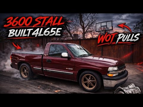 3600 Stall Converter with Built 4L65E Test | Cammed 4.8 Silverado