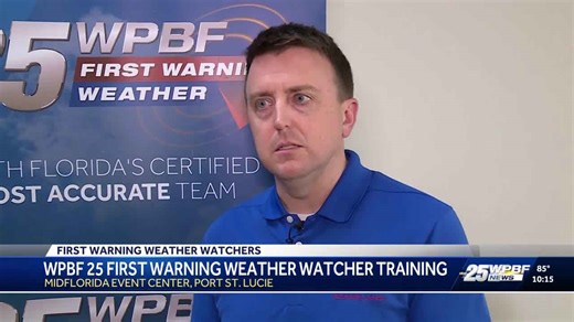 WPBF hosts Weather Watcher training session in Port St. Lucie