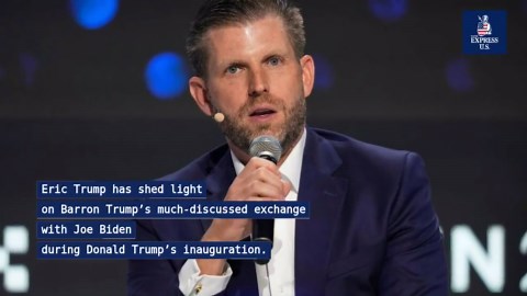 Eric Trump Reveals Barron’s Words to Joe Biden During Inauguration