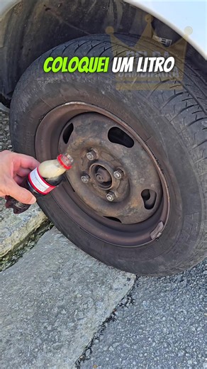 coloquei 1litro de coca na roda e o resultado me surpreendeu #dicas #gambiarra #façavocêmesmo #truques #carros