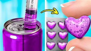 How to sneak drinks and food into any place | cool food tricks, relatable moments about food: | 5-Minute Recycle