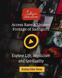2.6M views · 10K reactions | A UNIQUE VIDEO PLATFORM TO Explore Mysticism & Spirituality with Sadhguru ✔️Rare & unique content not available anywhere else ✔️Updated weekly ✔️Monthly subscription for Rs 100 only ✔️Immersive visuals ✔️Watch anytime, anywhere If you are a seeker wanting to explore and understand life more profoundly, then Sadhguru Exclusive is for you. | Sadhguru | Facebook