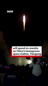 19K views · 281 reactions | China launched its Shenzhou 19 spacecraft...