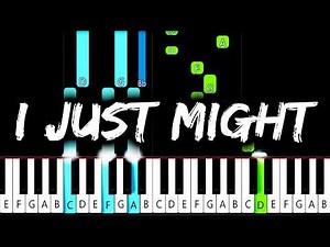 Bruno Mars - I Just Might - Piano Tutorial