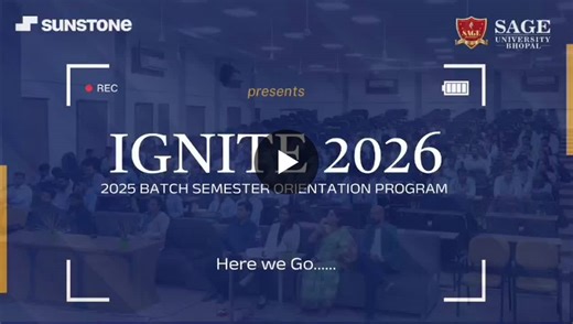 #ignite2026 #sunstone #sageuniversity #studentlife #techjourney #careergrowth #newbeginnings | Sneha Jat