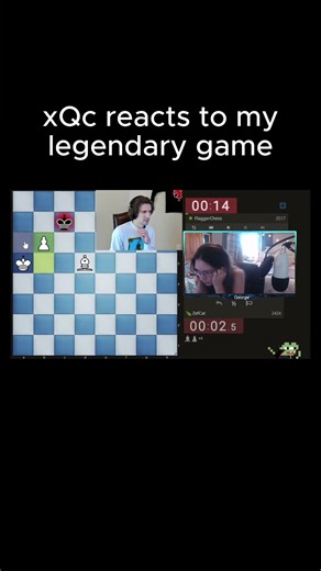 My crowning achievement 🤌 #chess #xqc #lsf