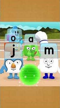 🔤🏃 Big ABC Fun! 😍🎉 | Alphablocks Run Game for Kids 📘✨ #shorts