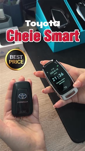 Dacă ai o Toyota și mașina nu are Keyless Entry 😊? Cu cheia noastră smart se rezolvă !!! #smartkey #toyotakey