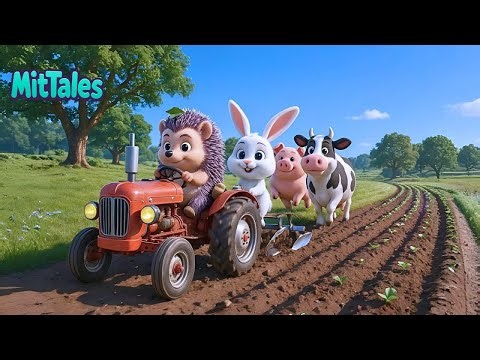 Mit & Bunny’s Country Life Adventure 🌻 | Funny 3D Kids Animation | Farm Friends Forever