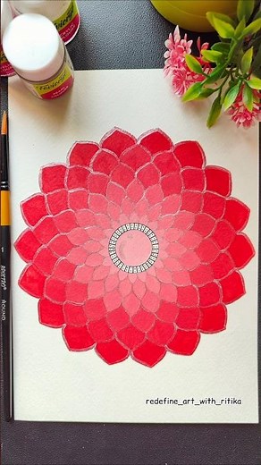 From Basic to Beautiful! Easy Mandala Art Tutorial for Beginners ✨