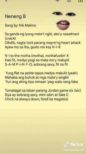 Neneng B Full Lyrics | S.A.M.P.I.N.T.O Song