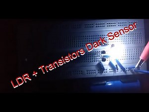 how to make dark sensor circuit - ldr night switch