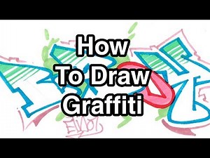 Step By Step How To Draw Graffiti Letters - Write B-Boy In Graffiti For Beginners