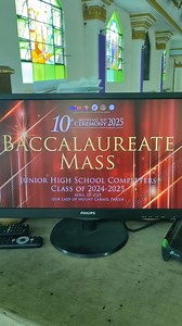 18K views · 120 reactions | Baccalaureate Mass Junior High School Completers Class of 2024-2025 - Pulong Buhangin National High School | Our Lady of Mount Carmel Parish-Pulong Buhangin | Facebook