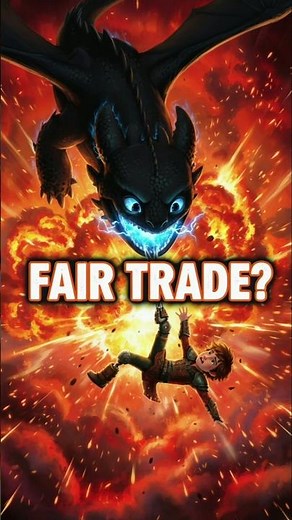 Toothless Took Hiccup’s Leg… And It Was Payback 😳🐉 #HowToTrainYourDragon #Toothless #Hiccup