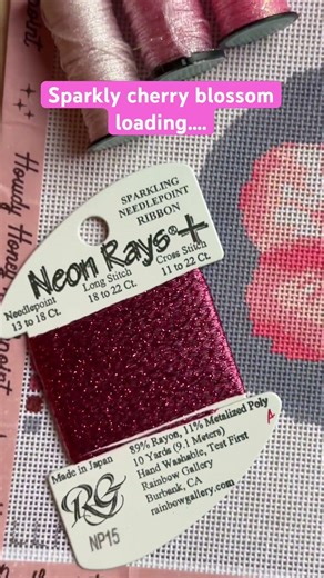 Glitter thread Heaven 😍🌸✨🧵🍒