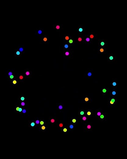 Dynamic Particle Explosion Simulation | graphic Python Turtle #shorts #python