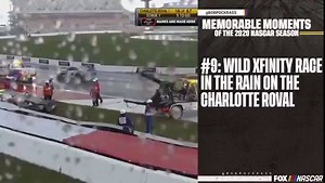 42K views · 1K reactions | Memorable Moments of the 2020 NASCAR Season (according to Bob Pockrass). "No. 9: Xfinity drivers did their best in monsoon conditions on the Charlotte road course. The next day, Cup drivers also competed on a wet track, their first time using rain tires in a Cup points race." | NASCAR on FOX | Facebook