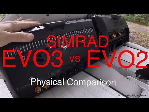 Simrad Evo3 vs Evo2 -What you need to know before upgrading! Physical Comparison. Lowrance Carbon