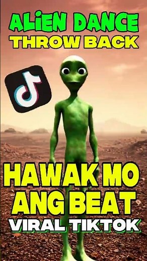 👽 GreEn ALIEN DaNce - HAWAK MO ANG BEAT | REIMAGINED #aliendance #aimusic #shorts #greenalien