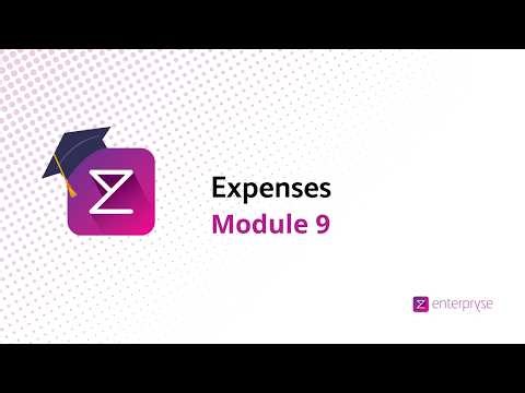 Enterpryze University - Module 09: Expenses
