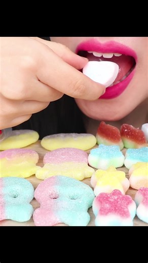 Swedish Candy ASMR: Delicious Jelly Eating Experience