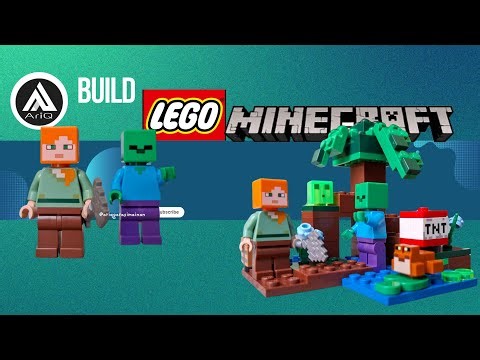 Satisfying Build Lego Minecraft #tutorial #lego #minecraft #review