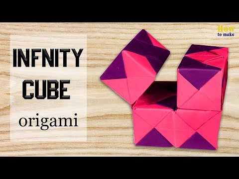 Paper Infinity Cube - How To Make Origami Infinity Cube