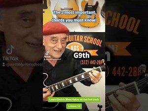 Learn how to play Dominant 9th chords (Lesson 14 Electric Blues Guitar on the fast track)
