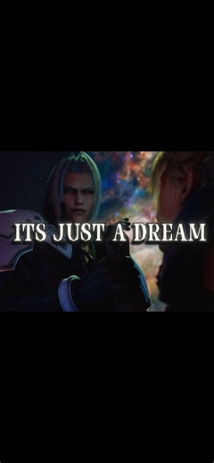 “It’s just a dream” cloud strife x sephiroth #cloud #cloudstrife #sephiroth #fyp