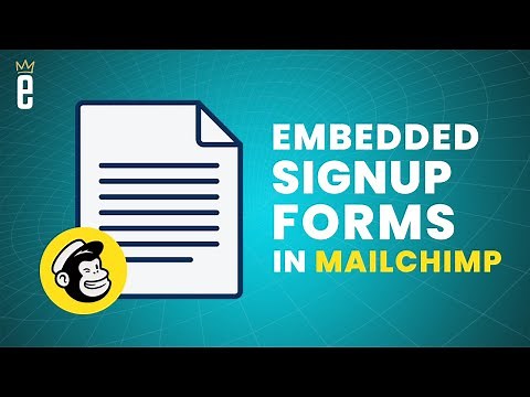 Mailchimp Tutorial: How to Setup an Embedded Signup Form