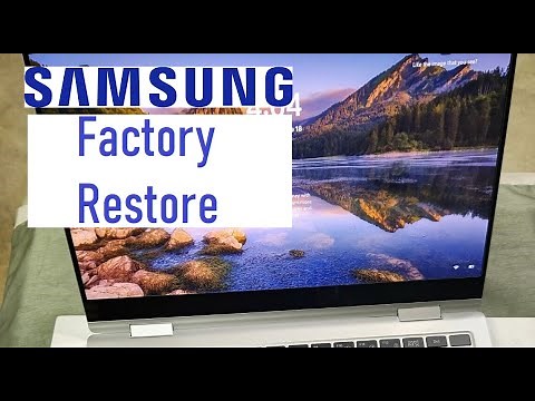 Samsung Galaxy Book Laptop HARD RESET System Restore Book2 Pro 360 Flex2 Go S 14 Alpha Windows 10 11