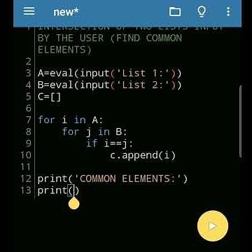Find the #intersection of two #lists (#common #elements) | #Python