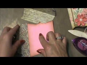 Shabby chic pockets full of vintage tutorial ( mini album scrapbook )