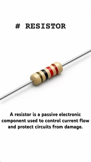 🔌 Resistor Explained | Basic Electronics for Beginners