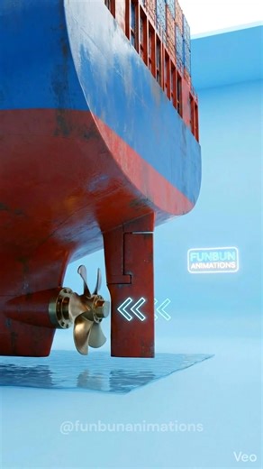 Itna Chhota Propeller Itne Bade Cargo Ship Ko Kaise Chalata Hai?