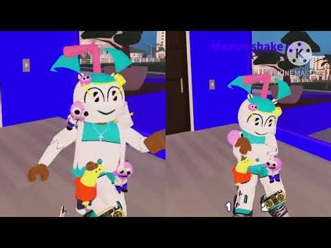 In Roblox:x my life as a teenage robot dance while Danny fanton is recovering from the Pim fight 