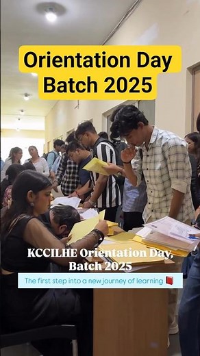 KCC Institute || Orientation Day 2025 | KCC Noida #collegelife #kccnoida