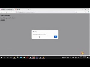 Call Function with onClick to display alert message popup