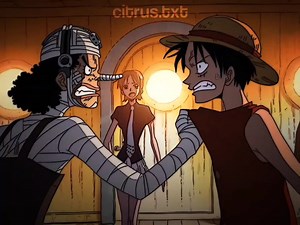 Luffy and Usopp Confrontation on Going Merry | One Piece Anime