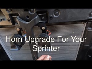 Mercedes Sprinter Van Horn upgrade installation and review!