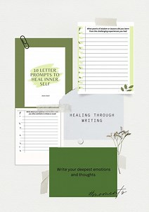 Inner Child Healing Journal Prompts Letters to Self Mental Health Digital Workbook Pdf Download and Template Self Healing Journal - Etsy