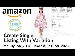 How to Create Amazon Single Listing With Variation |Product Variation in Single Listing Step by Step