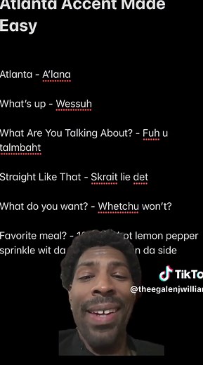 Im from Atlanta so… dont @ me bruh 😂 #atlanta #accent | baltimore accents