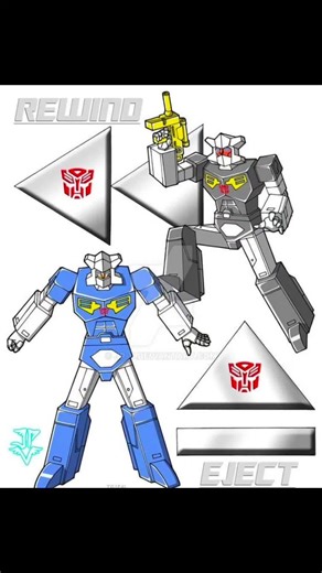 MMC Rewind & Eject #Transformers #Autobot #RewindEject #MasterMindCreation #ViralForYou