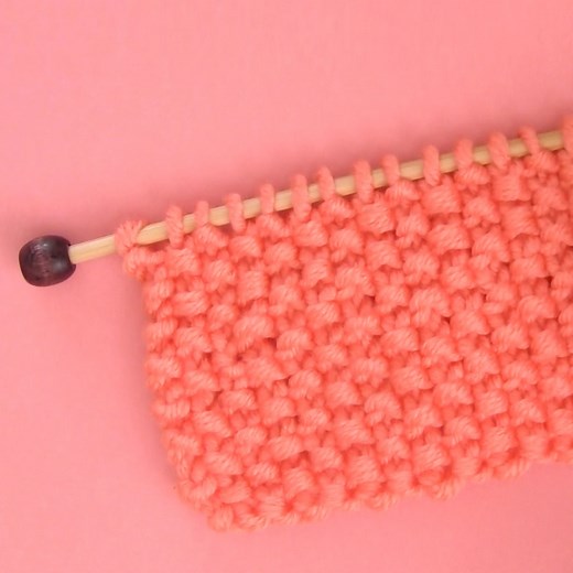 Easiest Seed Stitch Knitting Pattern
