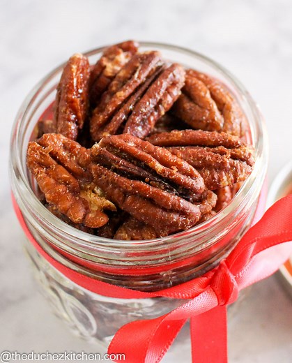SWEET AND SPICY CANDIED PECANS - The Duchez Kitchen