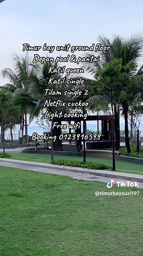 Timur Bay Ground Floor Homestay with Pool & Sea View