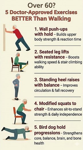 5 exercises that save your independence after 60 #over60 #fitnesshacks